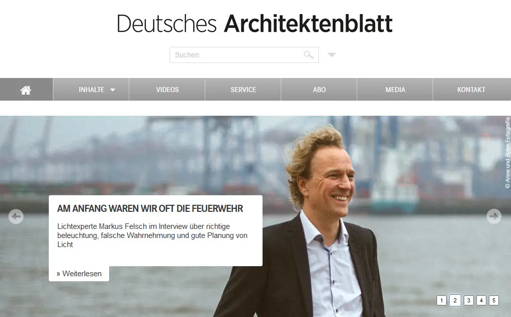 Artikel im Deutschen Architektenblatt