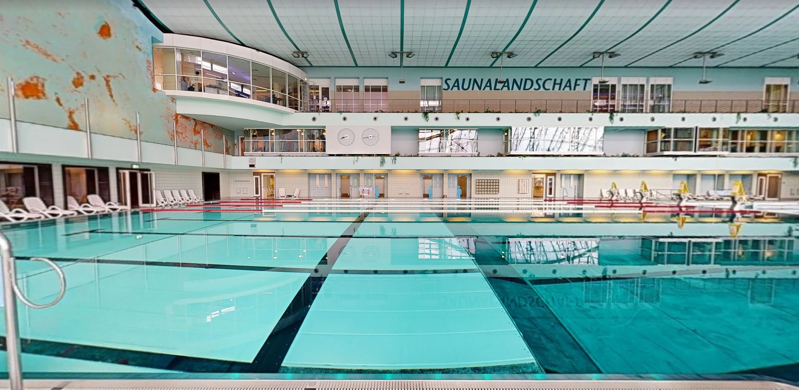 3D-Scan der Schwimmhalle im Agrippabad Köln